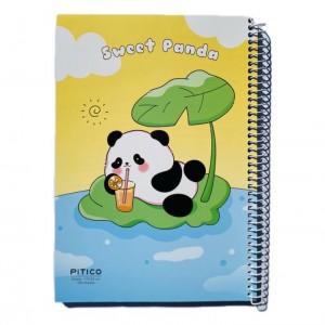 دفتر فنری ۱۰۰برگ پیتیکو کد ۳۵۵