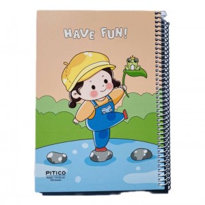 دفتر فنری ۱۰۰برگ پیتیکو کد ۳۵۵