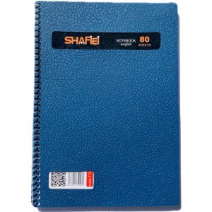 دفتر شفیعی ۸۰برگ جلد سخت کد ۱۷۲