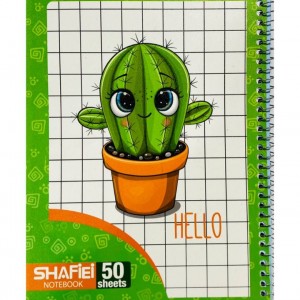 دفتر شطرنجی یک سانت برند شفیعی ۵۰برگ