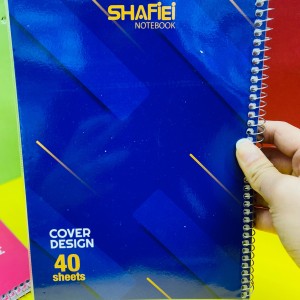 دفتر فنری 40 برگ شفیعی