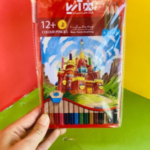مدادرنگی اریا ۱۲رنگ فلز