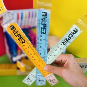 خط کش فلزی 20 سانتی فانتزی