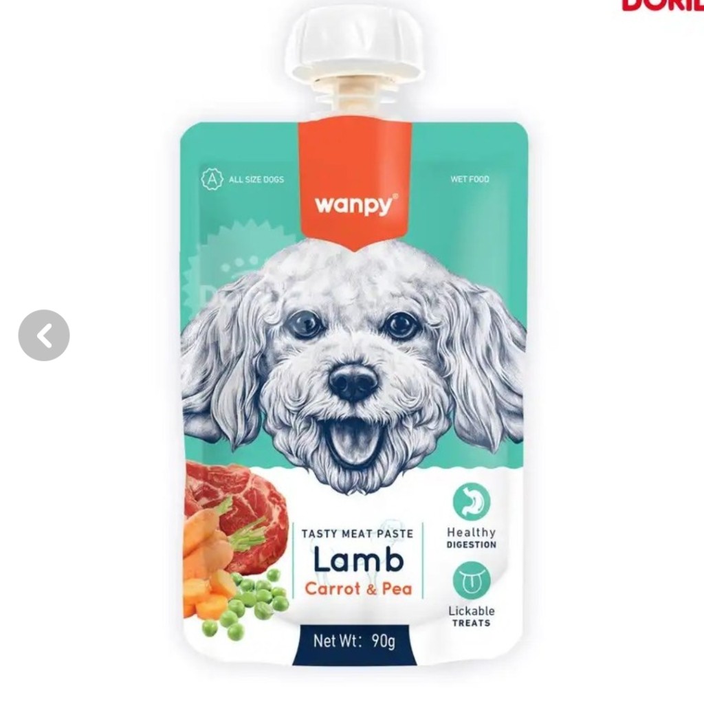 پودینگ سگ ونپی با طعم گوشت بره و هویج Wanpy Pudding Lamb & Carrot وزن 90 گرم