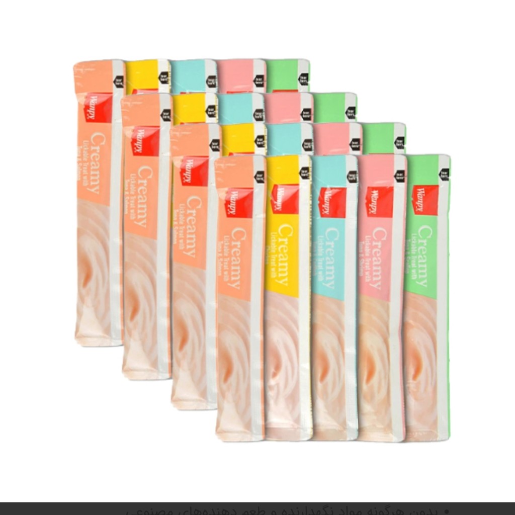 بستنی گربه ونپی Wanpy Mix بسته 20 عددی