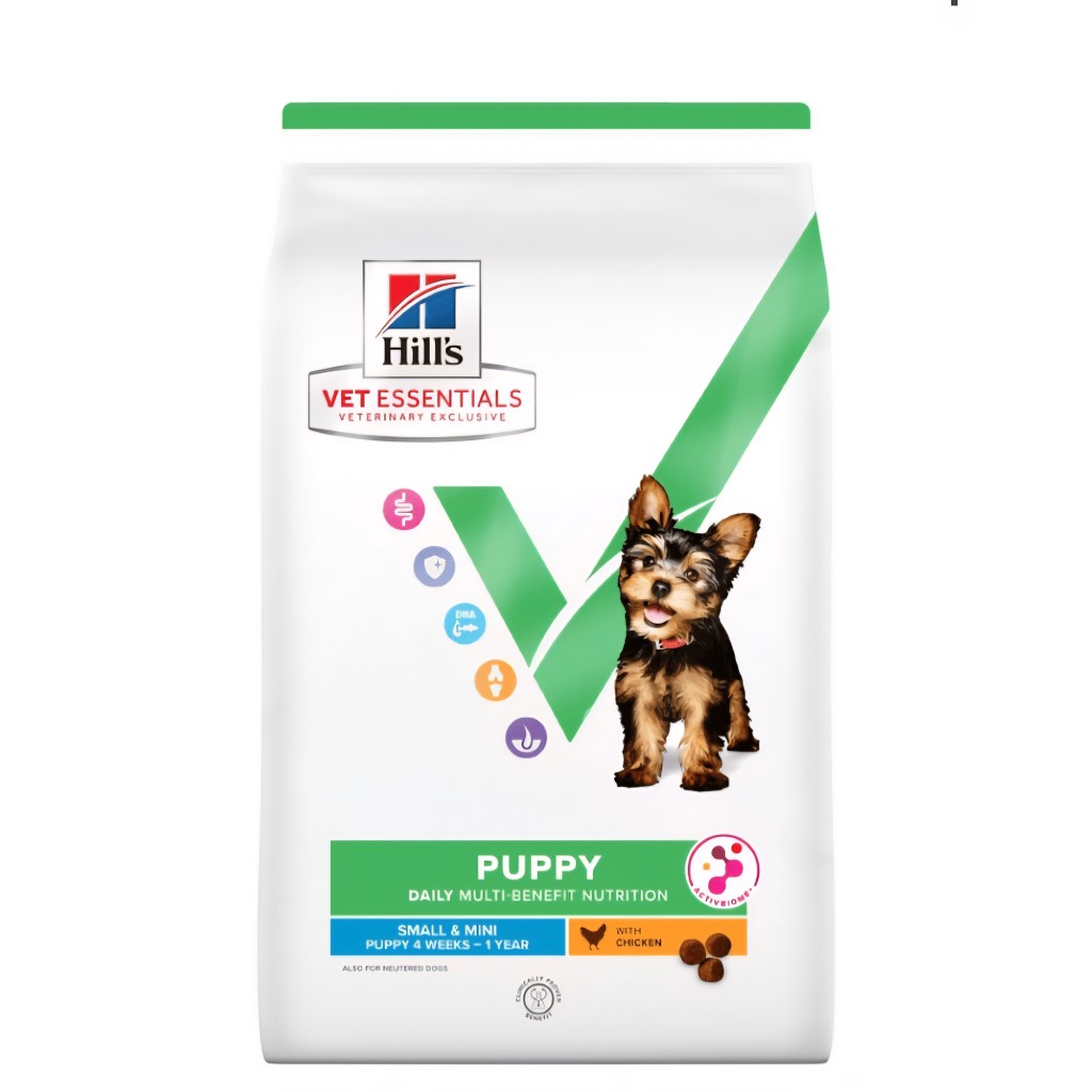غذای خشک توله سگ نژاد کوچک هیلز مدل Multi Benefit وزن 2 کیلوگرم