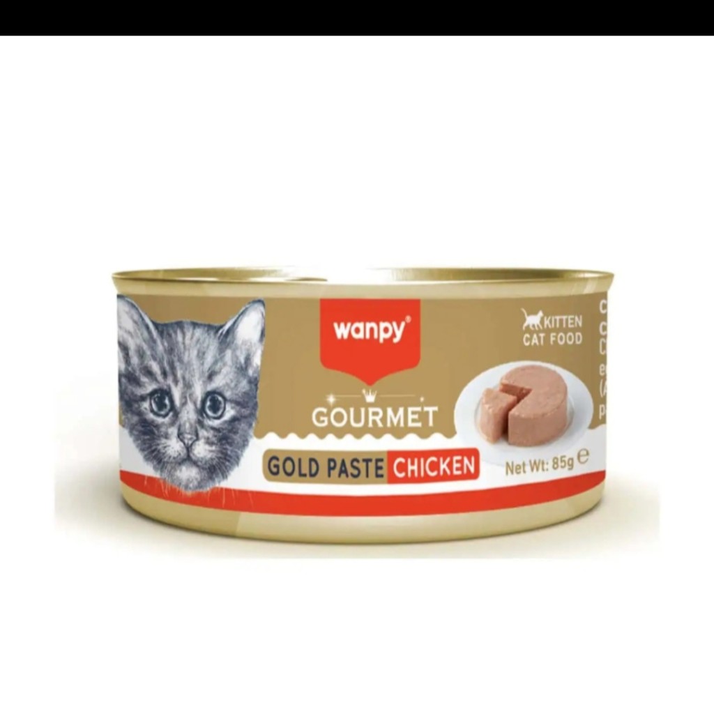 کنسرو بچه گربه گورمت ونپی با طعم مرغ وزن 85 گرم