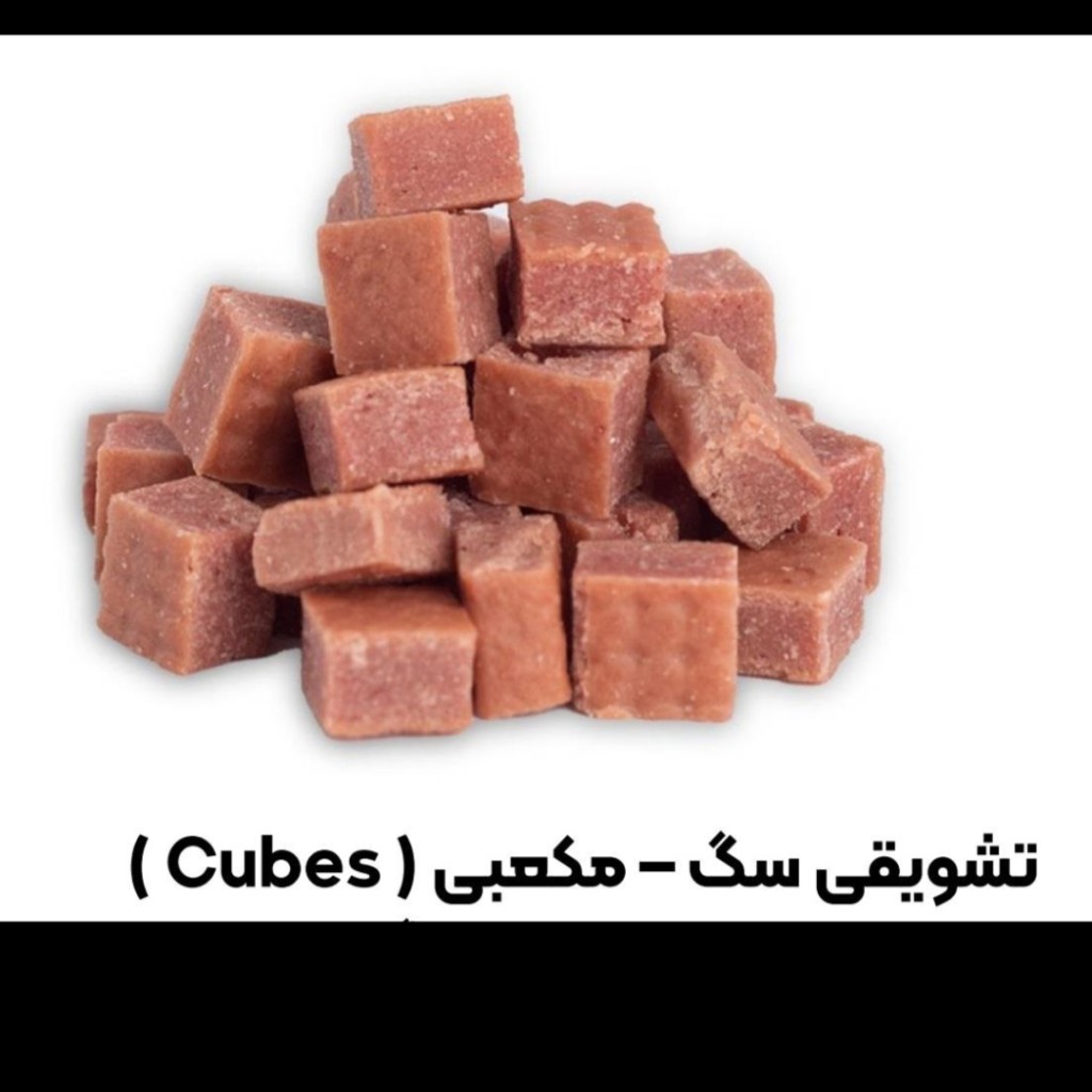 تشویقی یو اس پت مدل گوشت مکعبی 100 گرمی