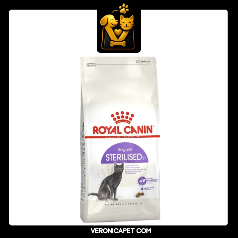 غذای خشک گربه رویال کنین مدل استرلایزد وزن 2 کیلوگرم