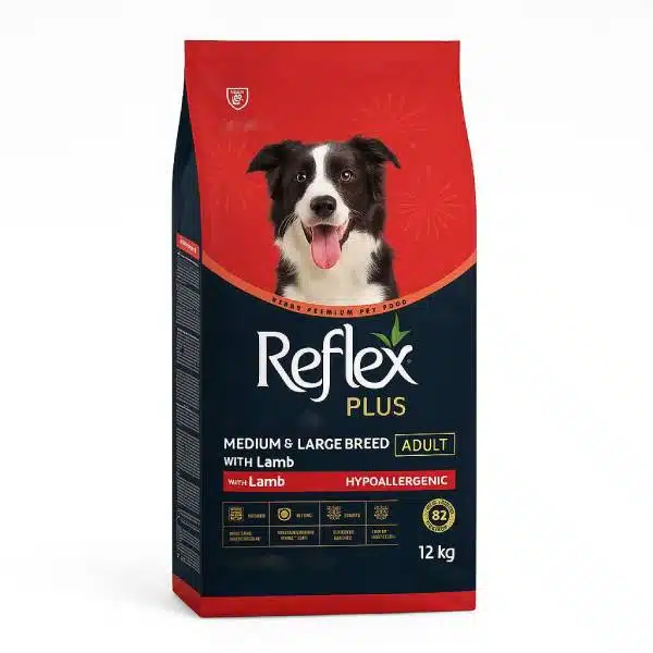 غذای سگ بالغ رفلکس پلاس طعم گوشت بره – Reflex Plus Adult Lamb