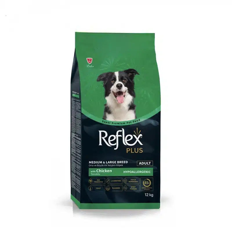غذای سگ نژاد بزرگ رفلکس سوپرپرمیوم با طعم مرغ – Reflex Superpremium Large Breed Chicken