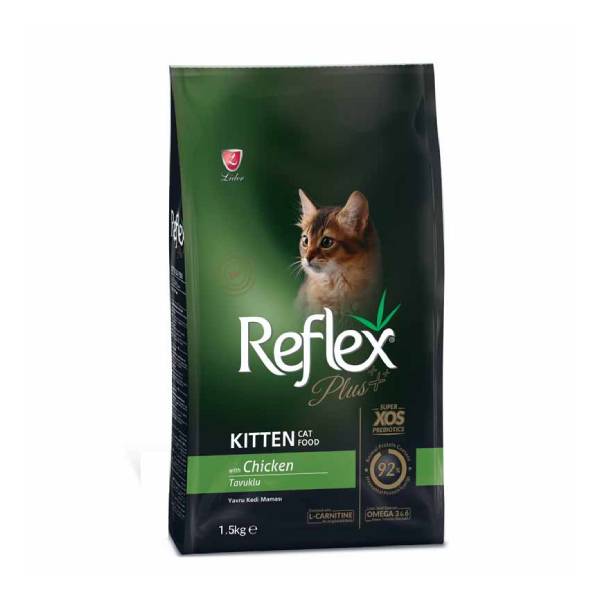 غذای خشک بچه گربه رفلکس پلاس کیتن با طعم مرغ – ReflexPlus Chicken Kitten Food