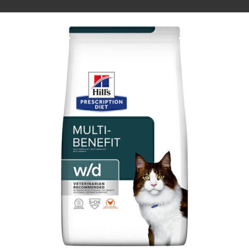 غذای خشک درمانی گربه هیلز مولتی بنفیت با طعم مرغ Hill's Prescription Diet Multi-Benefit With Chicken وزن 1.5 کیلوگرم