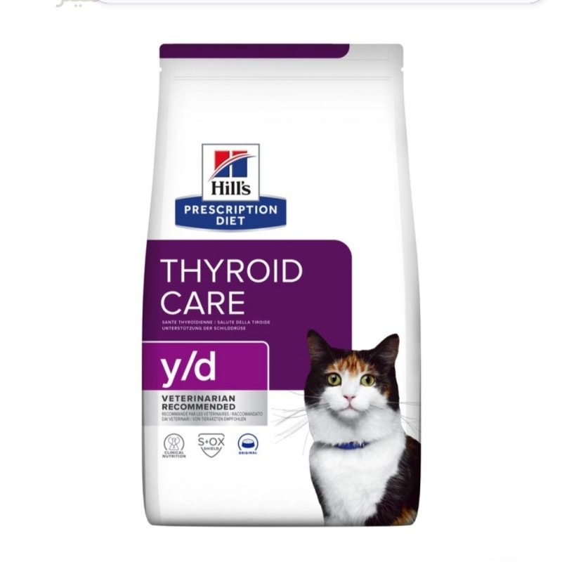 غذای خشک گربه هیلز درمان تیروئید Hill’s Thyroid Care y/d