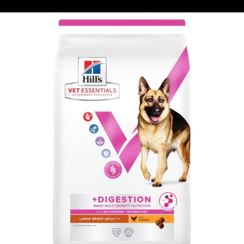 غذای خشک سگ نژاد بزرگ هیلز مدل Digestion+ وزن 14 کیلوگرم