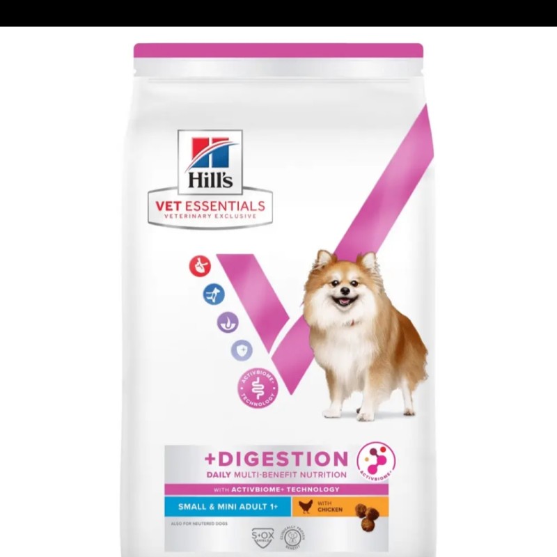 غذای خشک سگ نژاد کوچک هیلز مدل Digestion+ وزن 2 کیلوگرم