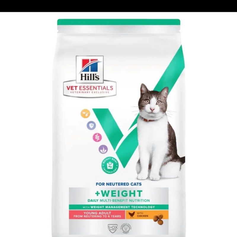 غذای خشک گربه عقیم شده هیلز مدل Weight+ وزن 1.5 کیلوگرم