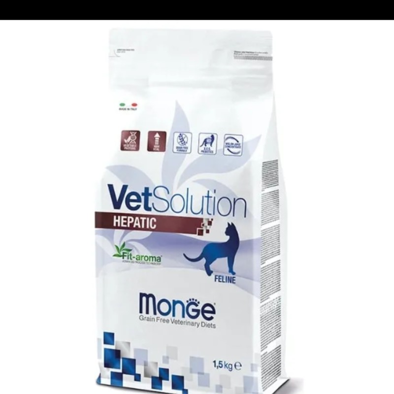 غذای خشک گربه هپاتیک مونژه _ وزن ۱.۵ کیلوگرم