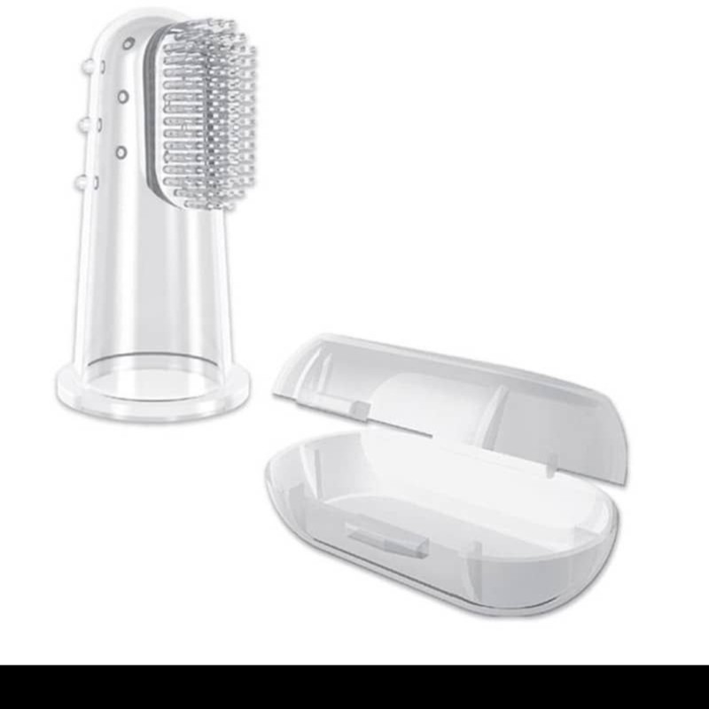 مسواک انگشتی سیلیکونی با جعبه