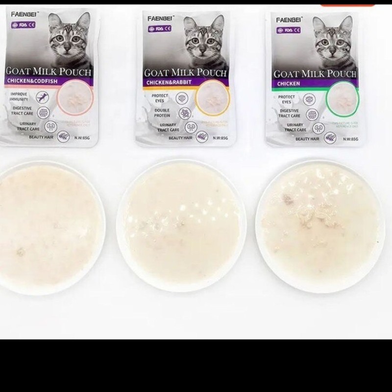 پوچ شیر فنبی در سه طعم