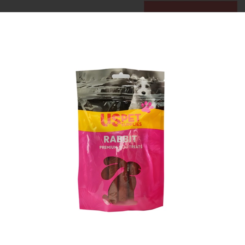 تشویقی سگ یو اس پت با طعم خرگوش و موز USPet Dog Treat Rabbit & Banana Sticks وزن 100 گرم
