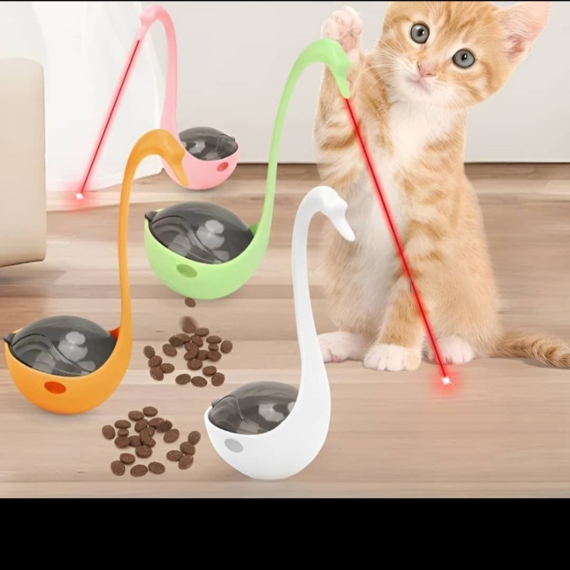 اسباب بازی گربه قو تعادلی تشویقی خور با لیزر