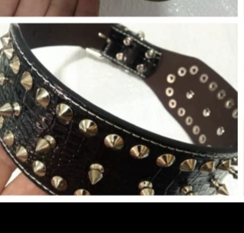 قلاده گردنی چرم گاومیش اصل