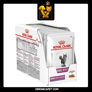 پوچ گربه رنال طعم مرغ رویال کنین