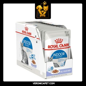 پوچ گربه ایندور استریلایزد ژلی رویال کنین