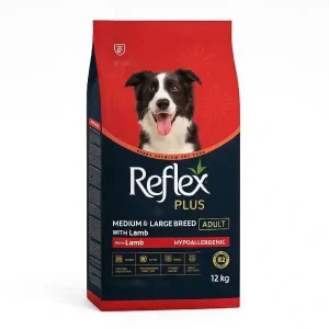 غذای سگ بالغ رفلکس پلاس طعم گوشت بره – Reflex Plus Adult Lamb
