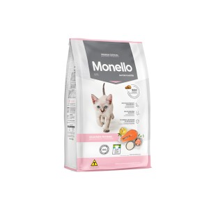 غذای خشک بچه گربه مونلو با طعم ماهی سالمون و مرغ Monello Kitten Salmon & Chicken وزن 10 کیلوگرم