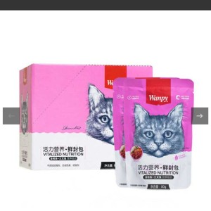 پوچ گربه ونپی مدل Tuna,Salmon and Chicken بسته 10 عددی