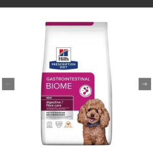 غذا خشک درمانی سگ نژاد کوچک هیلز برای مشکلات گوارشی با طعم مرغ Hill's Gastrointestinal Biome Mini Dog Food With Chicken وزن 3 کیلوگرم