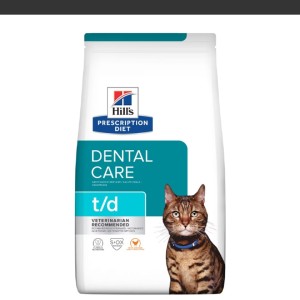 غذای خشک درمانی گربه هیلز مراقبت از دندان با طعم مرغ Hill's Dental Care Cat Food With Chicken وزن 1.5 کیلوگرم