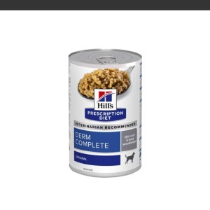 کنسرو درمانی سگ هیلز برای تقویت پوست و مو و کاهش آلرژی Hill's Dog Derm Complete وزن 370 گرم