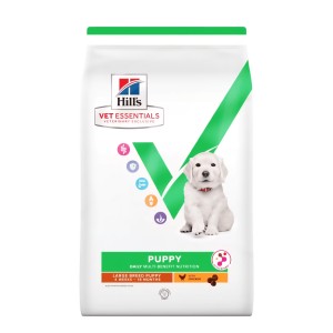 غذای خشک توله سگ نژاد بزرگ هیلز مدل Multi Benefit وزن 14 کیلوگرم