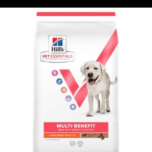 غذای خشک سگ نژاد بزرگ هیلز مدل Multi-Benefit با طعم بره و برنج وزن 14 کیلوگرم