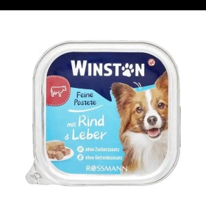 ووم سگ وینستون با طعم گوشت گاو و جگر وزن 150 گرم