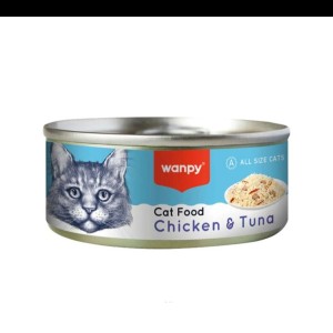 کنسرو گربه ونپی با طعم مرغ و تن وزن 95 گرم