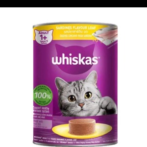 کنسرو پته گربه ویسکاس با طعم ماهی ساردین وزن 400 گرم