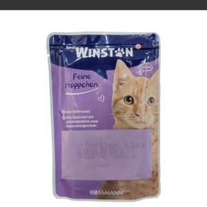 پوچ گربه وینستون با طعم بوقلمون و جگر در سس Winston Turkey & Liver In Sauce وزن 100 گرم
