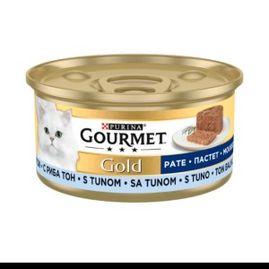 کنسرو گربه گورمت گلد پته باطعم ماهی