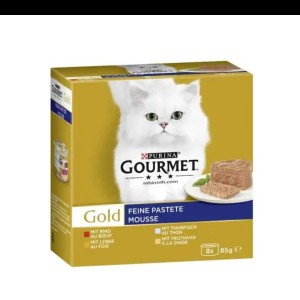 کنسرو گربه گورمت پته آلمانی _ بسته ۸ عددی