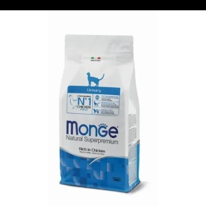 غذای خشک گربه بالغ یورینری طعم مرغ مونژه (Monge Superpremium Urinary Feline Rich in Chicken – وزن ۱.۵ کیلوگرم