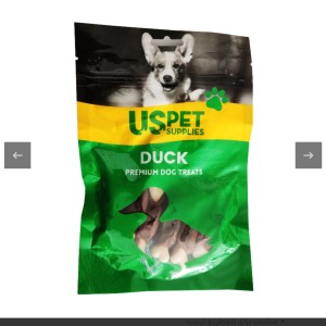 تشویقی نرم ضد پلاک های دندانی تهیه شده از گوشت اردک مناسب برای آموزش و تربیت مناسب سگ های بالغ از تمام نژادها پروتئین 20٪ / چربی 5 ٪‌ / فیبر 1٪ / خاکستر ۵٪ / رطوبت 18٪