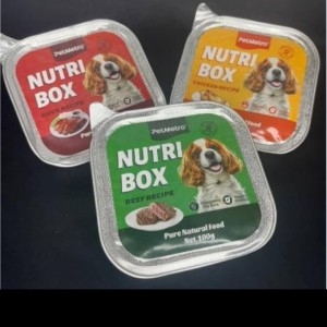 ووم سگ پت مترو در سه طعم اردک مرغ و گوساله