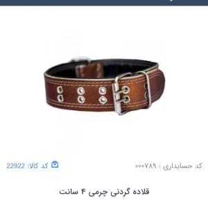 قلاده گردنی 4 سانتی ساده