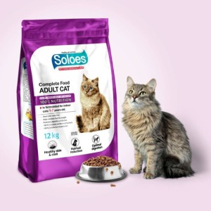سولو اس (Soloes) - غذای خشک گربه 12 کیلویی 🔸️مدل: گربه ایندور 🔹️طعم: مرغ، برنج و غلات 🔸️محصول اسپانیا