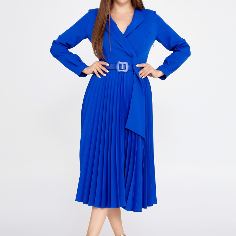 پیراهن کاربنی پلیسه ای