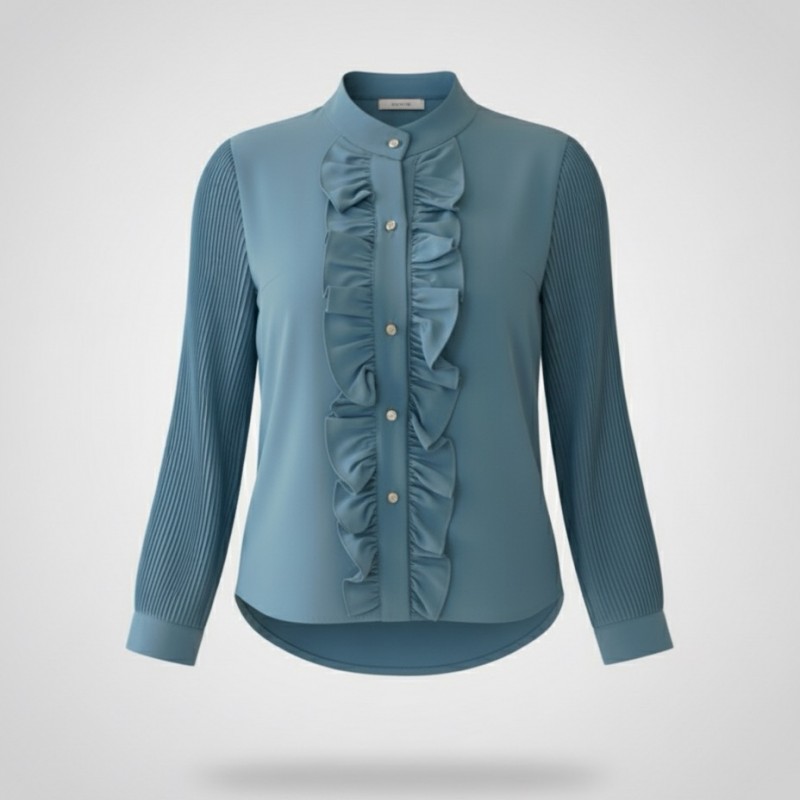 شومیز آستین پلیسه